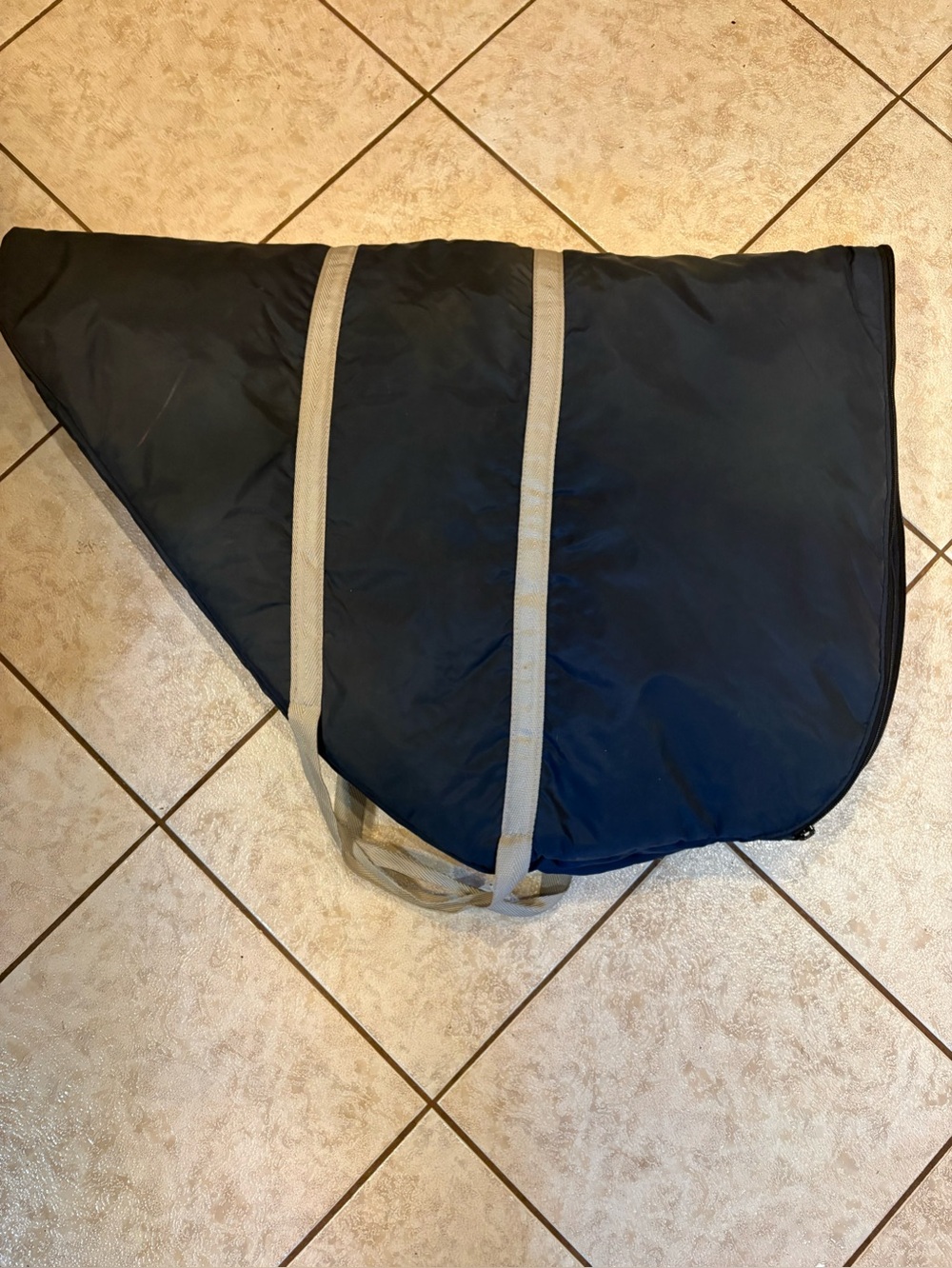 Horse Tack English Equestrian Saddle Carrier/Cover Blue
